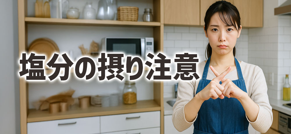 塩分の摂りすぎに注意！塩と上手な付き合い方