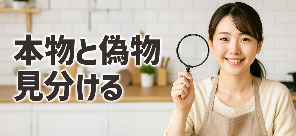 三大珍味の本物と偽物を見分けるポイント