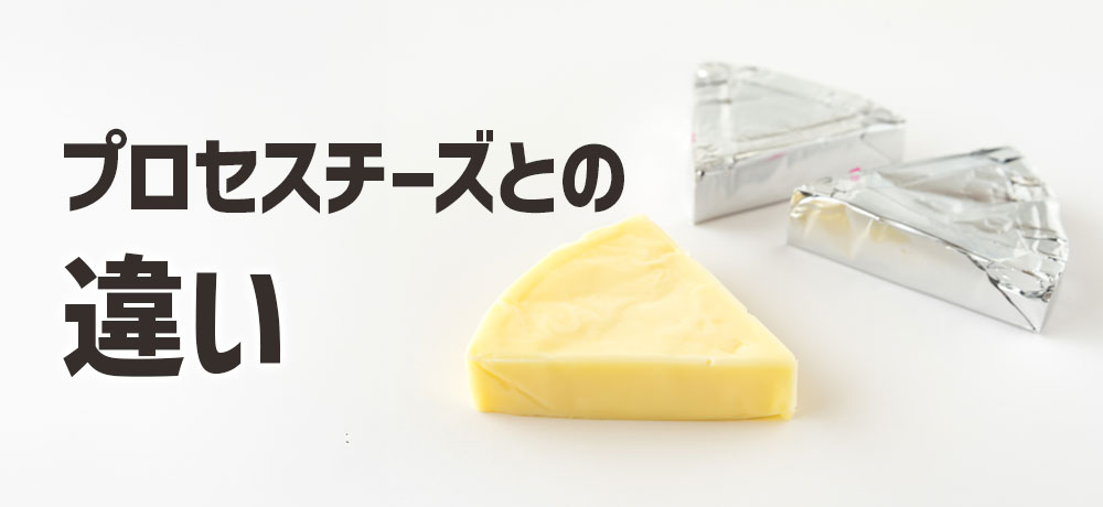 ナチュラルチーズとプロセスチーズの違いを簡単に解説