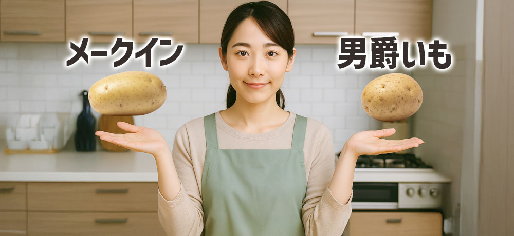「どちらを使う？」メークインと男爵いもの使い分け