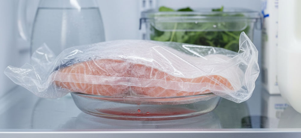 冷凍秋鮭をパサつかせず解凍するコツ