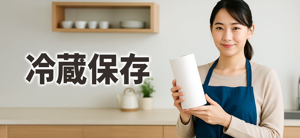 鮮度維持する冷蔵保存
