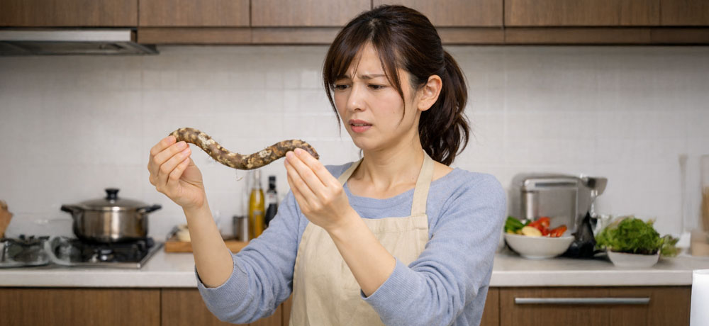 ② ごぼうが柔らかくふにゃふにゃしている