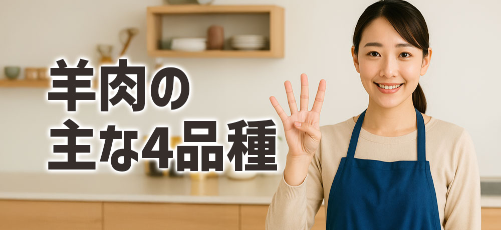 羊肉の主な4品種