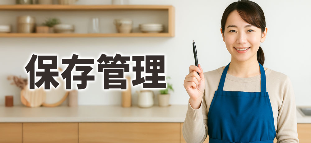保存管理のコツ