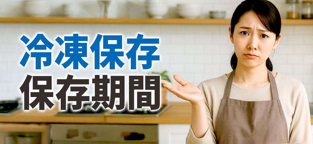 エビを冷凍保存するときの保存期間