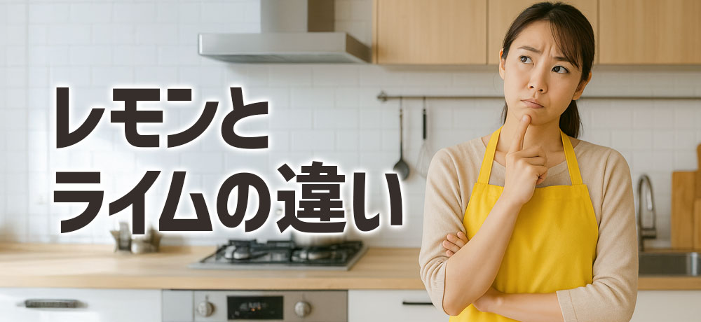 レモンとライムは何がどう違うの?