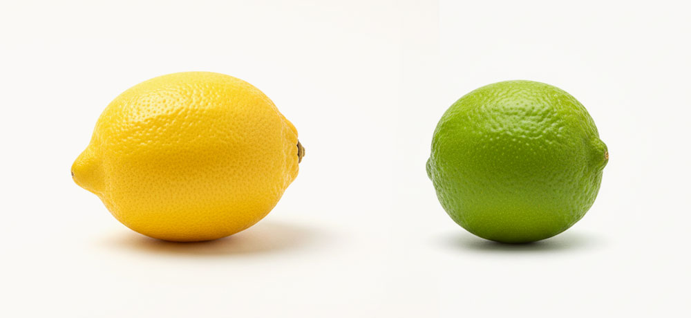 大きさ・形・果汁量の違い