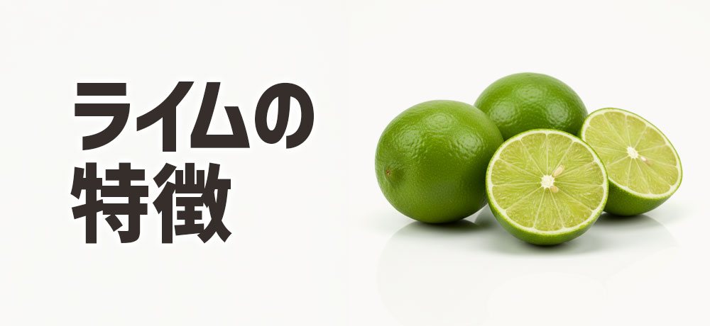 ライムの味と香りの特徴