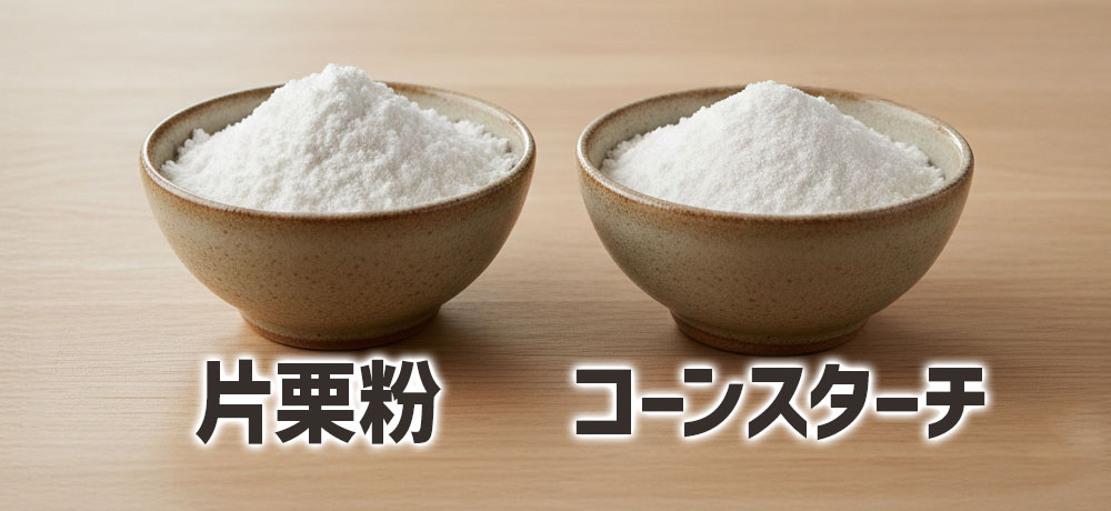片栗粉とコーンスターチの違い