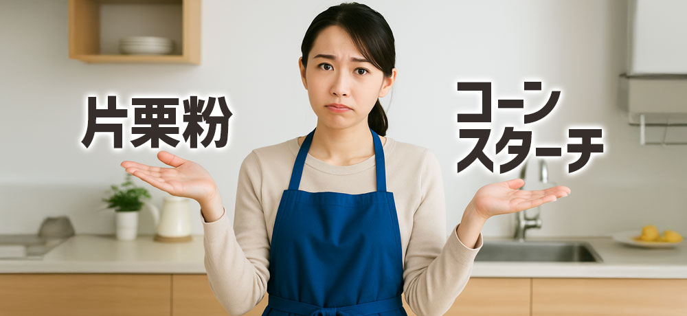 片栗粉とコーンスターチの選び方