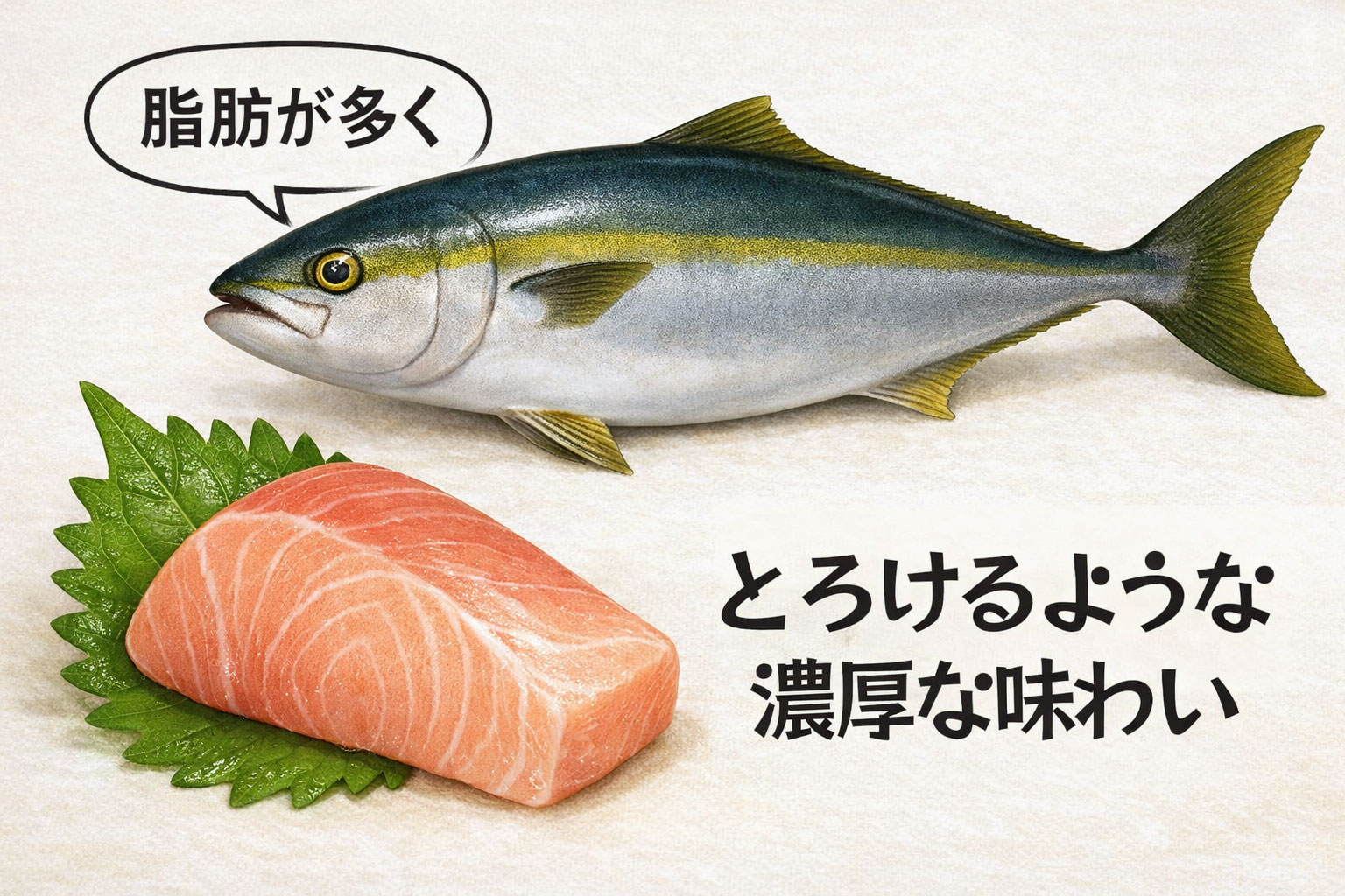 ブリの味わいの特徴