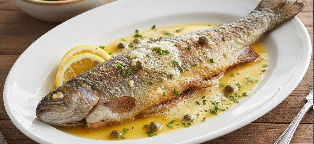 ニジマスのムニエル