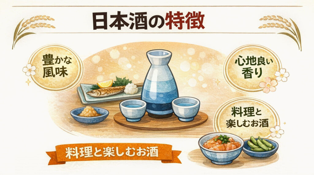 日本酒とは？特徴と用途の概要