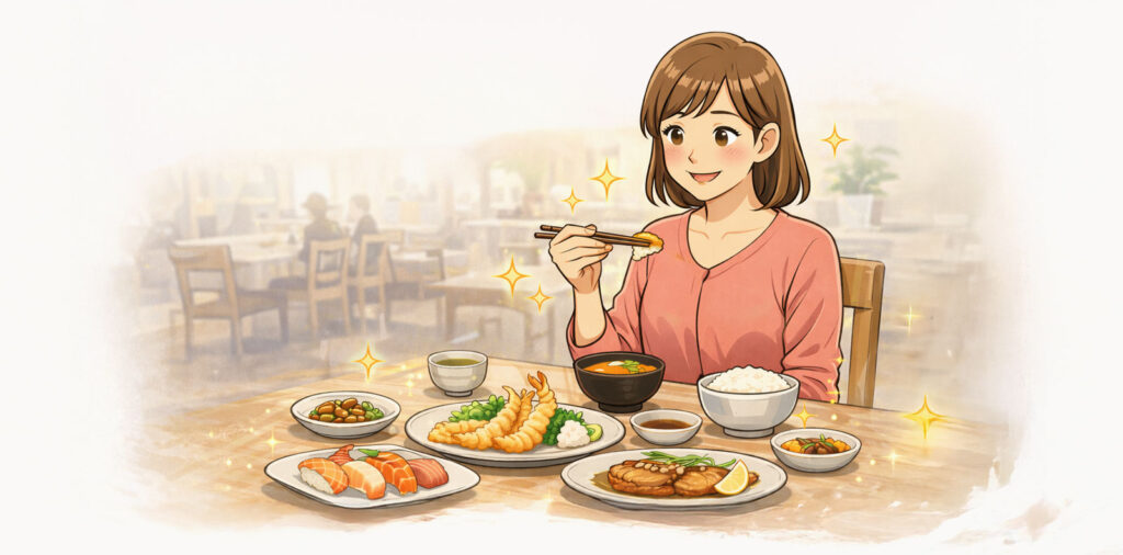 食事がより美しく見える