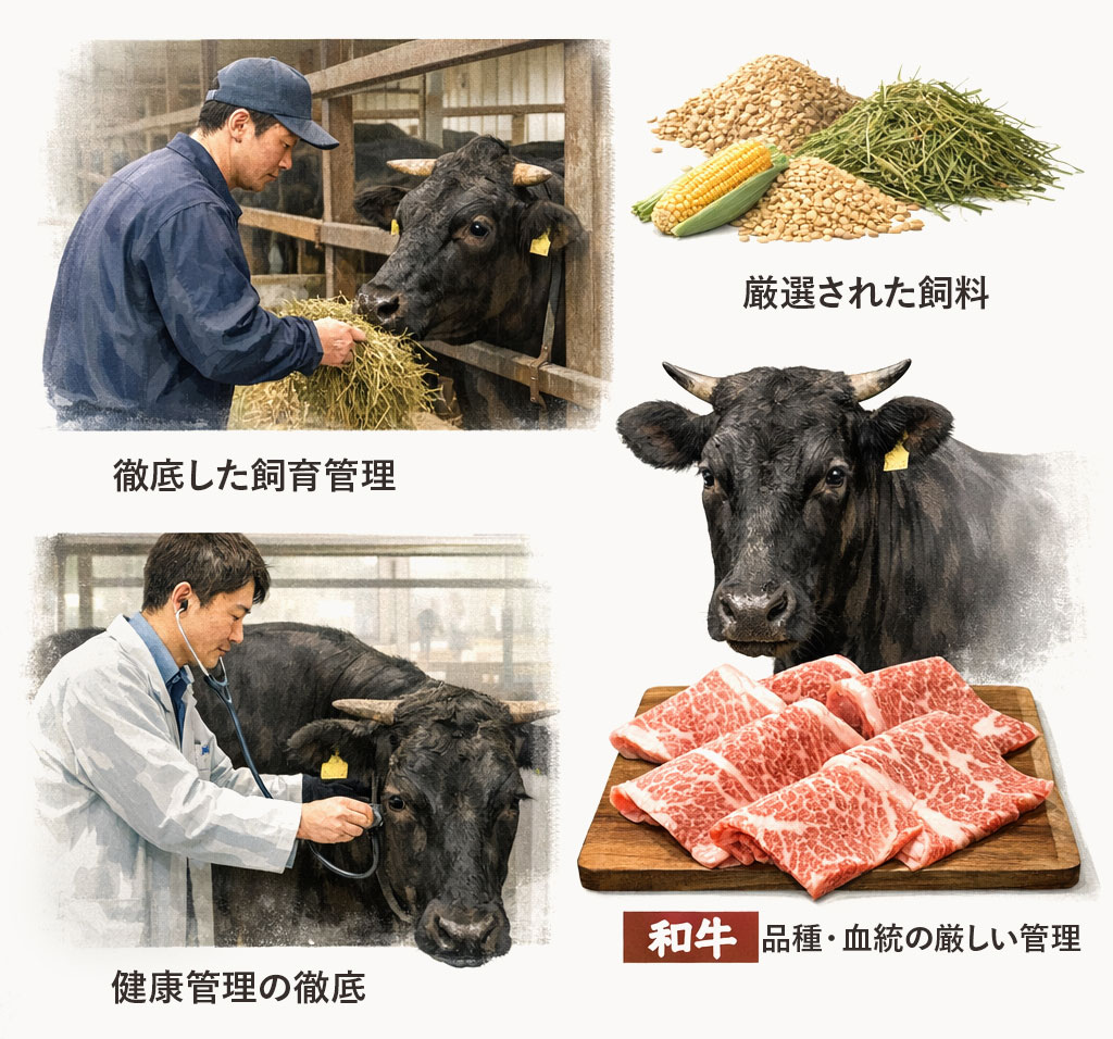 高い品質と厳格な管理基準