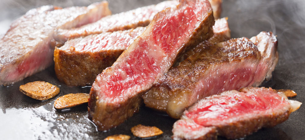 一般的なステーキの焼き加減4種類