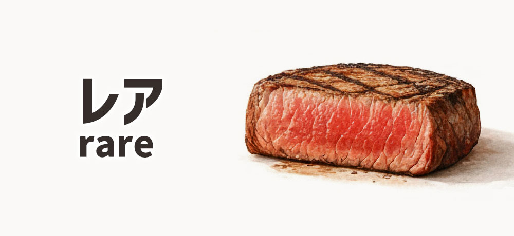 レアの焼き加減の特徴と向いている人