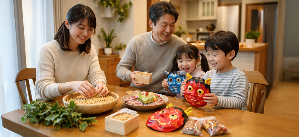 豆まきのやり方(順序)