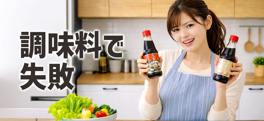 調味料選びで失敗しやすいポイント