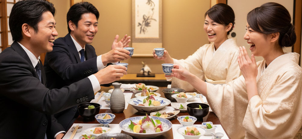 会席料理の目的は「宴」と「料理を楽しむこと」