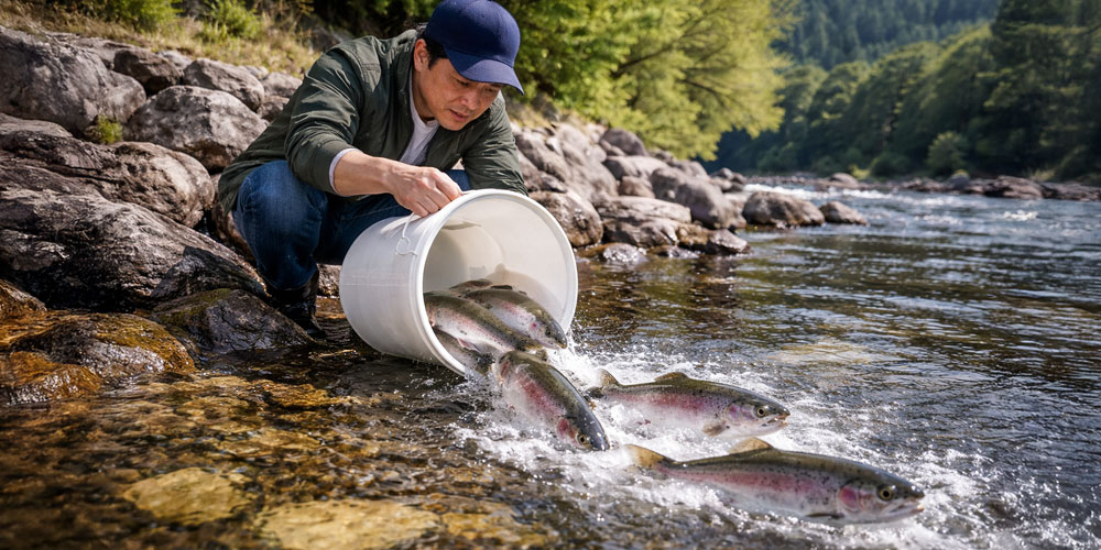 ニジマスの放流は危険!生態系に与える影響
