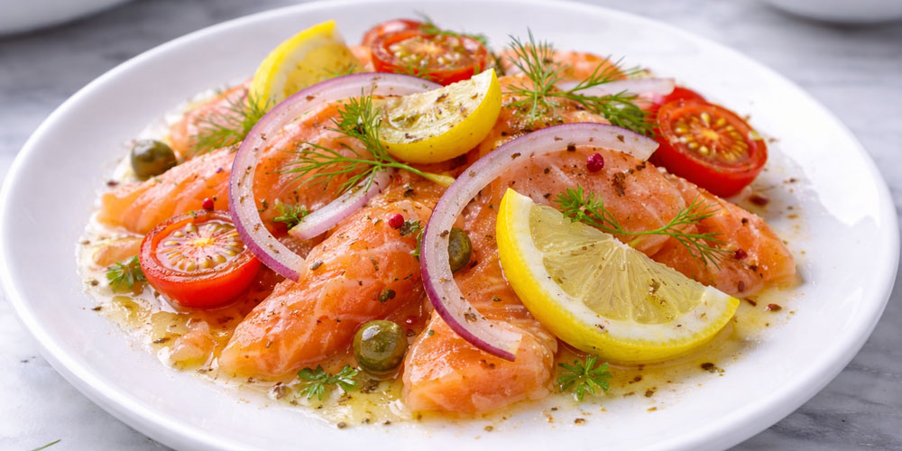 トラウトサーモンのマリネ