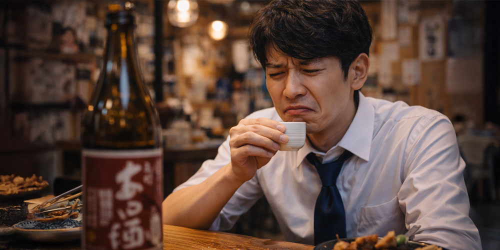 初めて飲んだ日本酒の味がおいしいと思えなかった