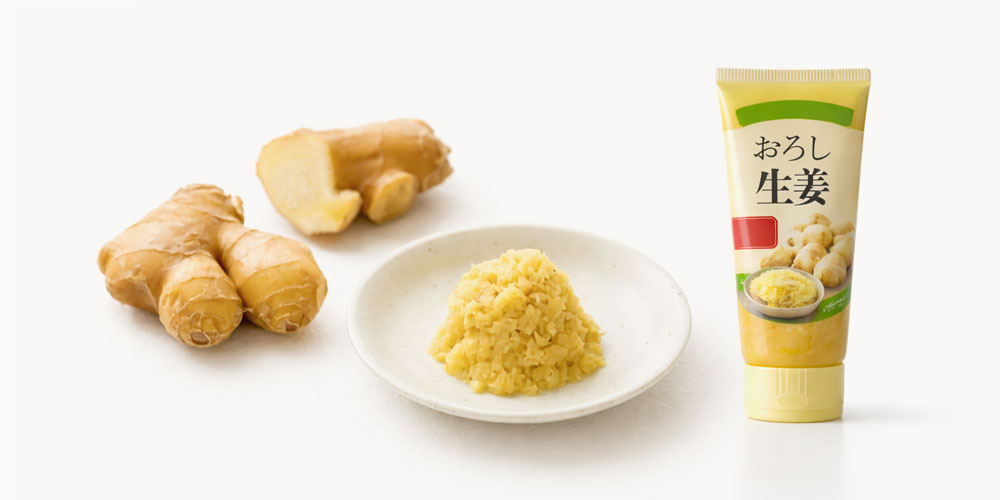 すりおろし生姜とチューブ生姜の違い