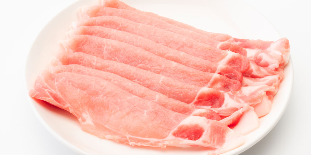 薄切りの豚ロースを使った生姜焼き