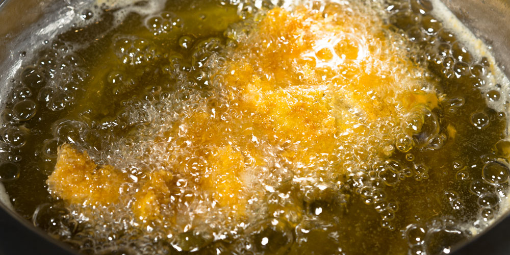 揚げても食感が崩れにくい