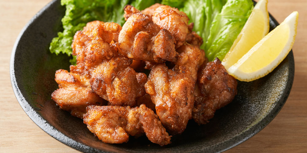 小麦粉を使った唐揚げ