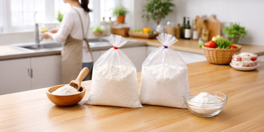 小麦粉と片栗粉の大きな違い