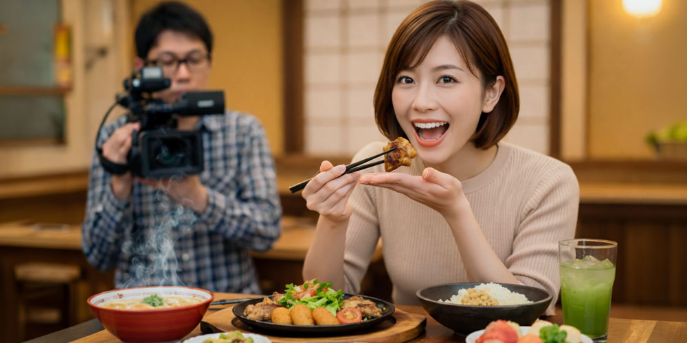 手皿が上品だと誤解される理由は、テレビの影響が大きい