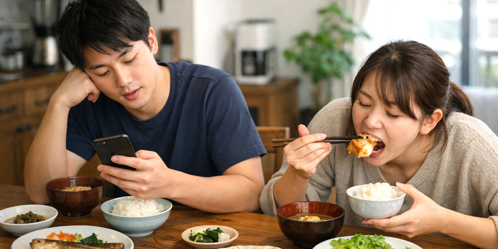 なぜ食事マナーは無意識のうちに崩れてしまうのか?