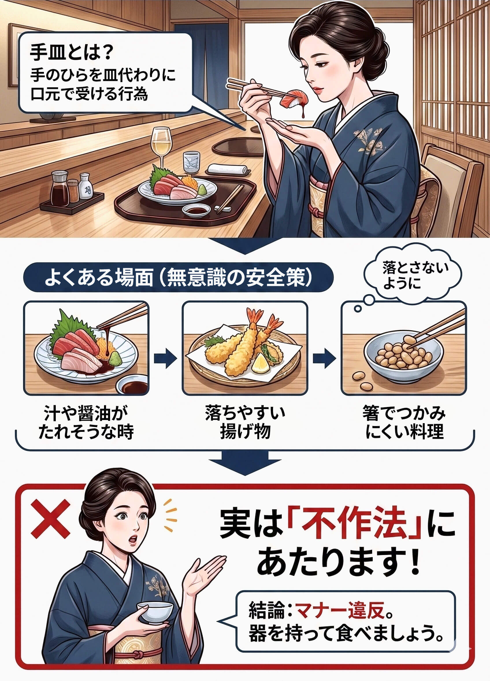 手皿とはどんな行為?