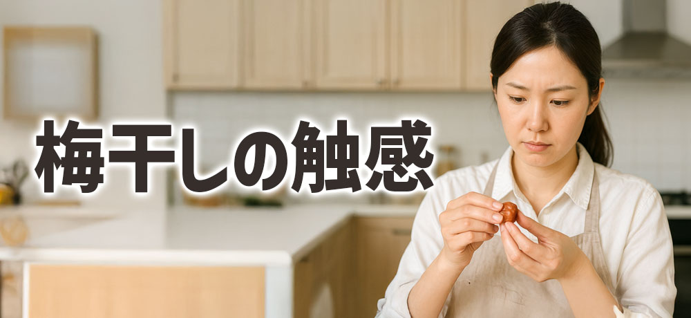 梅干しの触感