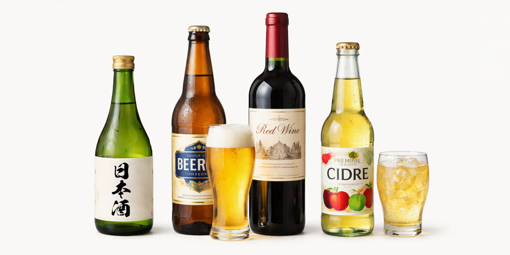 日本酒のアルコール度数は15～16%と高めです。