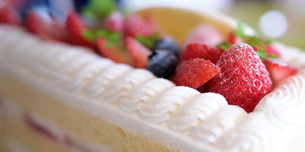 デザートに使ったときの仕上がりの違い