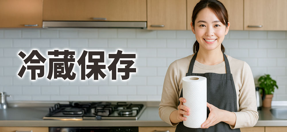 秋鮭の冷蔵保存