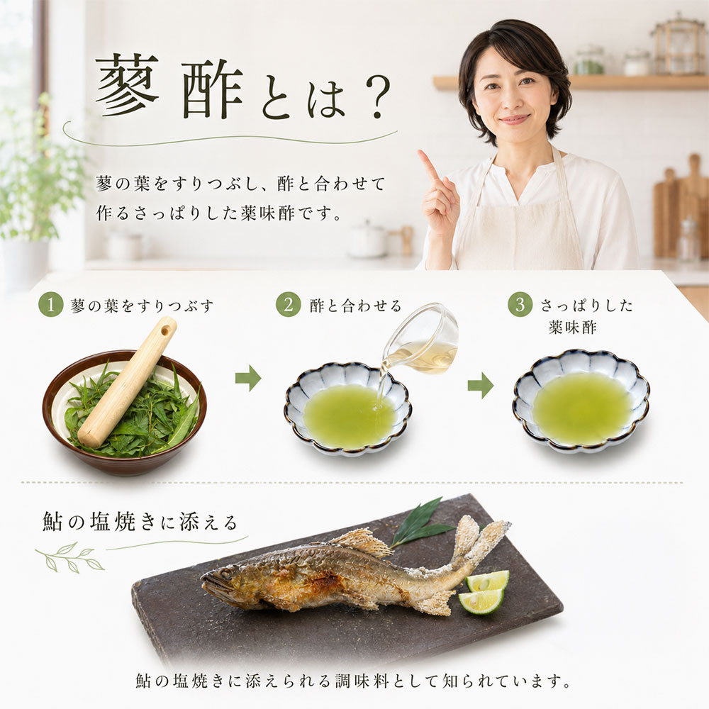 蓼酢とは？鮎の塩焼きに合う理由