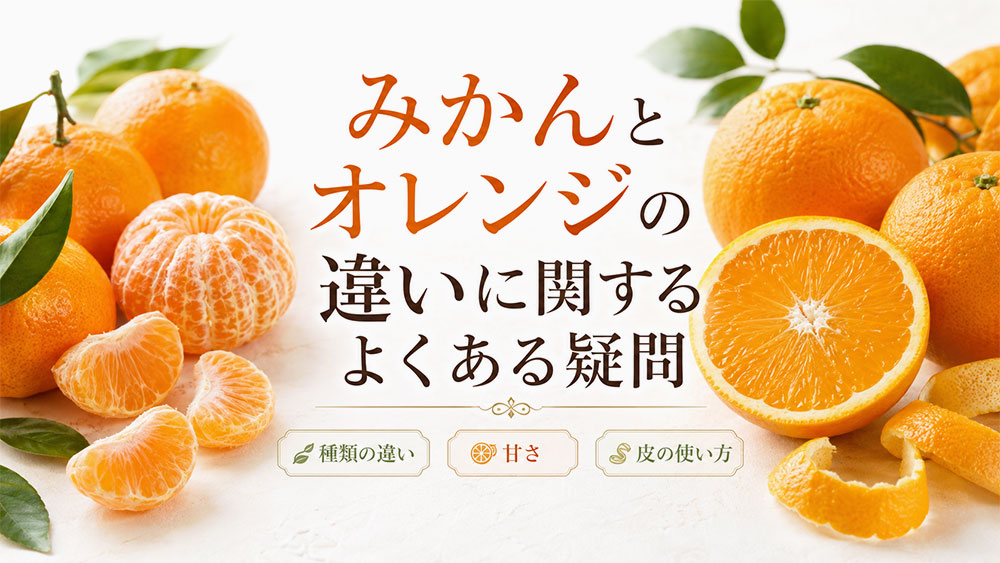 みかんとオレンジの違いに関するよくある疑問