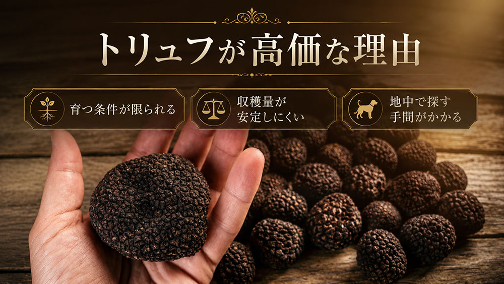 トリュフが高価な理由