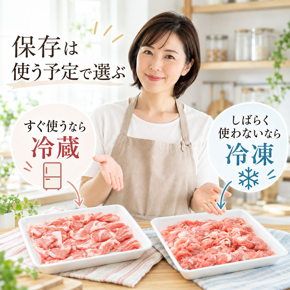 豚肉は冷蔵と冷凍どちらで保存する？まずは基本を知っておこう