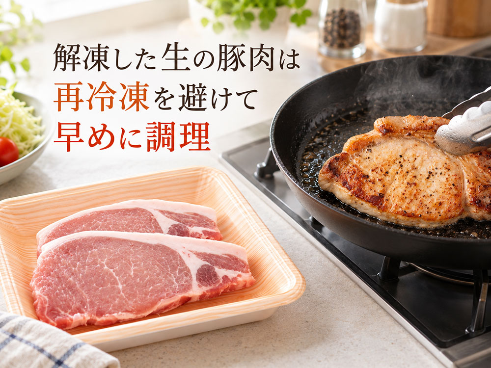 解凍した豚肉は再冷凍できる？繰り返し冷凍を避けたい理由