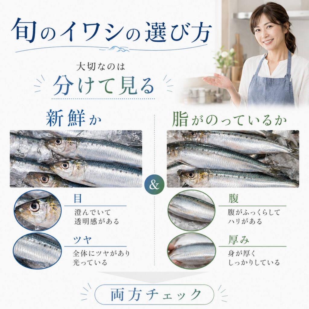 旬のイワシの選び方